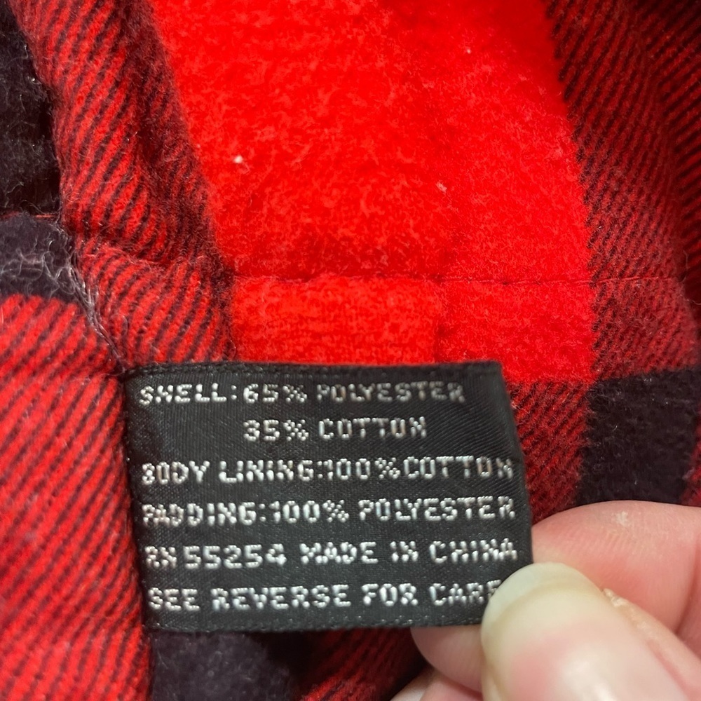 Expeditions Vest Men XL Blue Plaid Blanket Lined Utility Cargo Adult BROKEN ZIP* - Picture 6 of 11